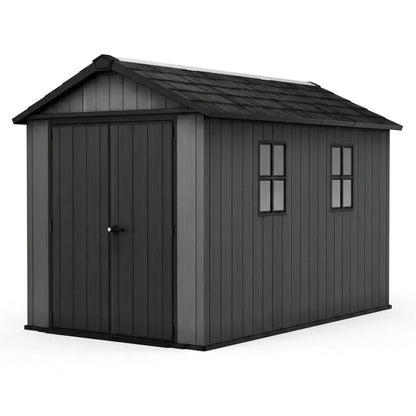 Keter 11’x7.5’ Newton Plus Side Entry Plastic Shed Graphite