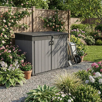 Keter 4×2 Cortina Alto Heavy Duty Vertical Shed Dark Grey