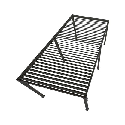 6m x 3m Rectangular Aluminium Louvered Pergola – Grey