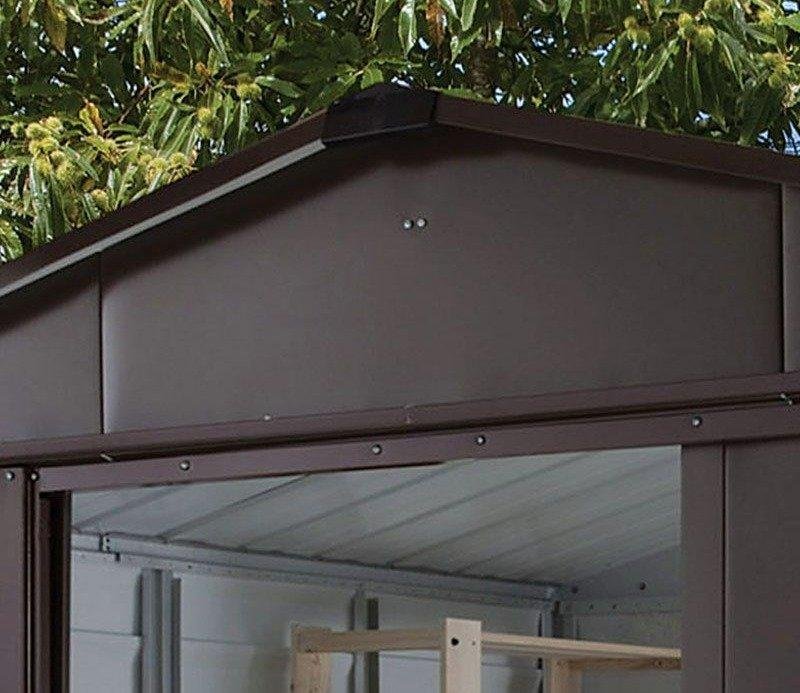 YardMaster 10 x 12 ft Woodview Shiplap Metal Shed