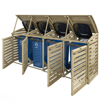 Classic Quadruple Bin Store