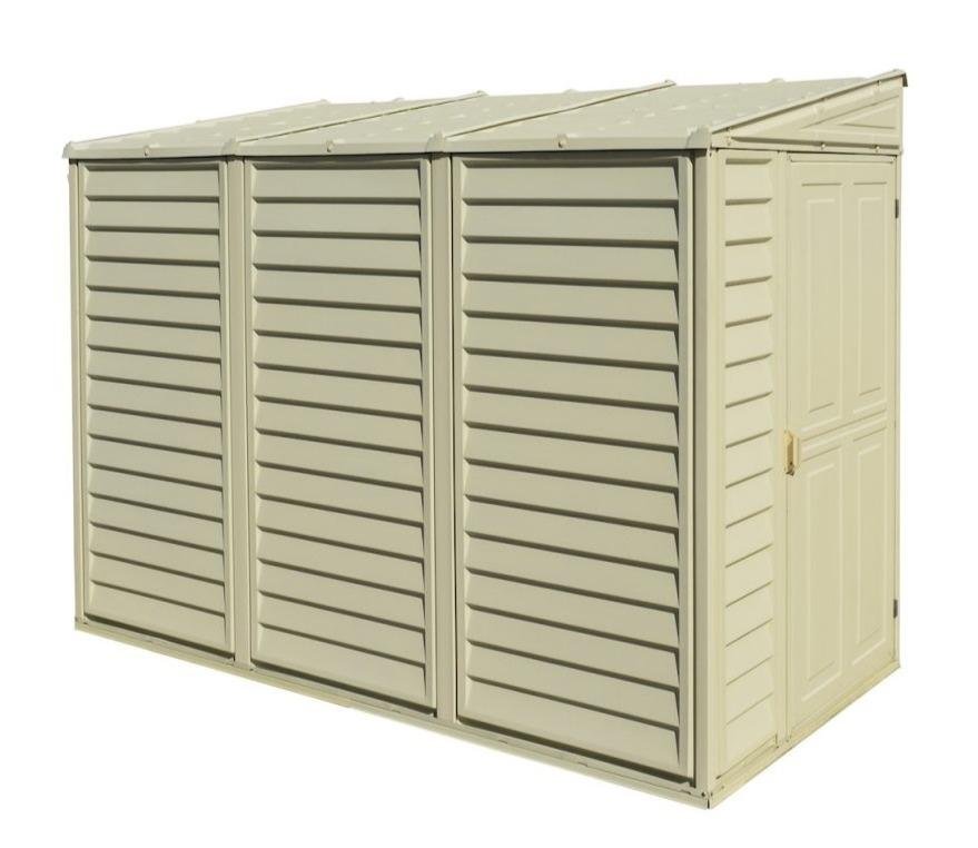 Duramax 4 x 8 ft Lean To Sidemate Plastic Shed