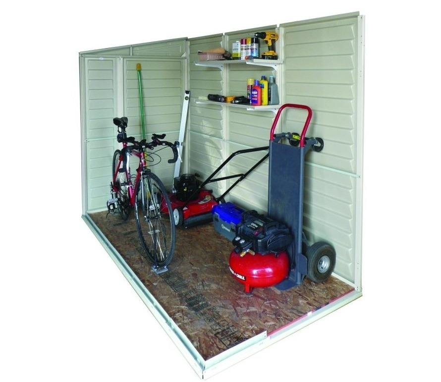Duramax 4 x 8 ft Lean To Sidemate Plastic Shed