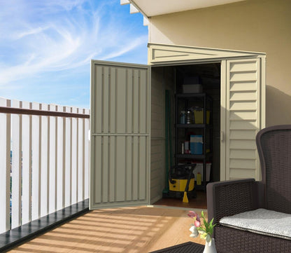 Duramax 4 x 8 ft Lean To Sidemate Plastic Shed