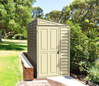 Duramax 4 x 8 ft Lean To Sidemate Plastic Shed