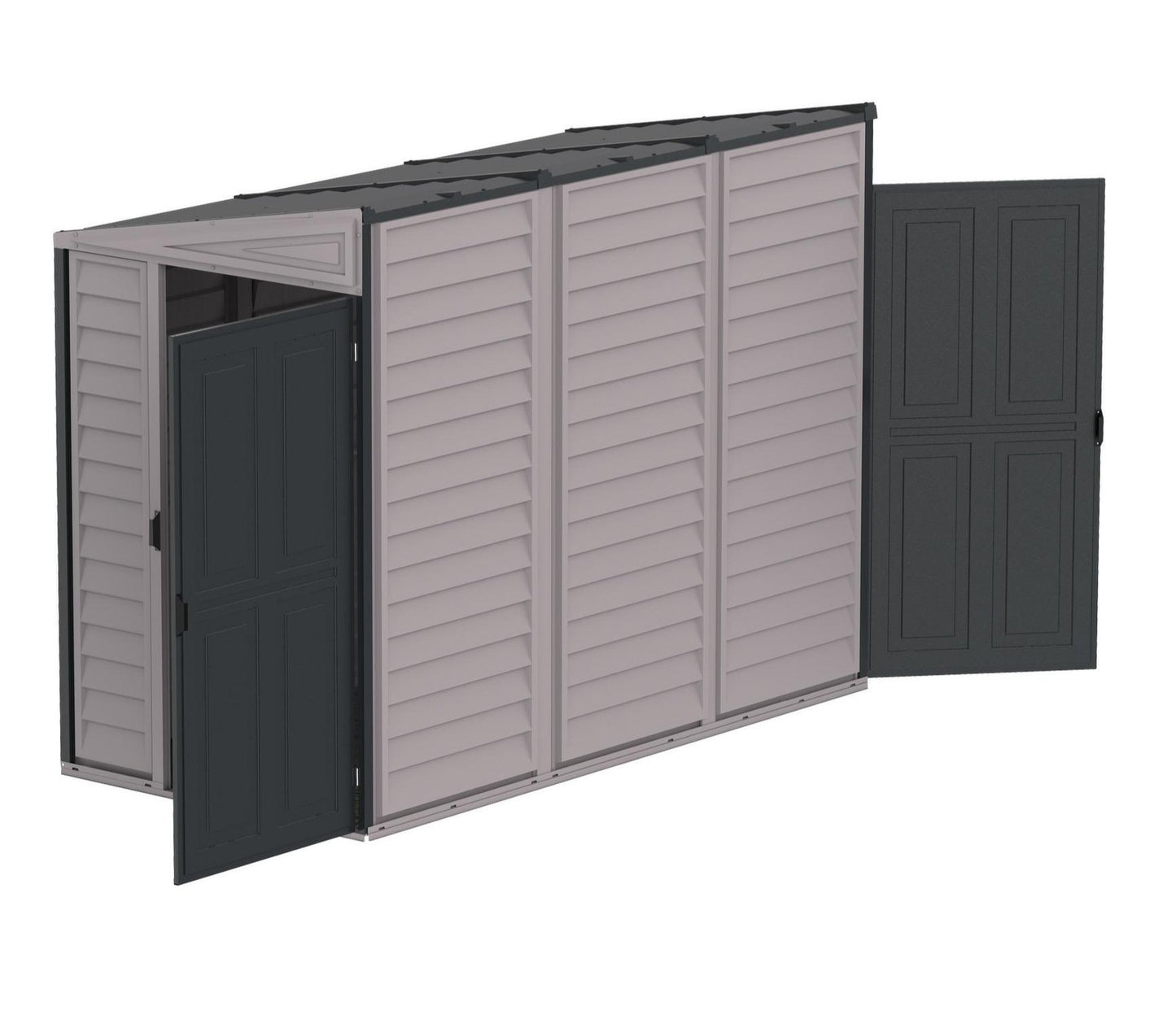 Duramax 4 x 8 ft Lean To Sidemate Plus Plastic Shed