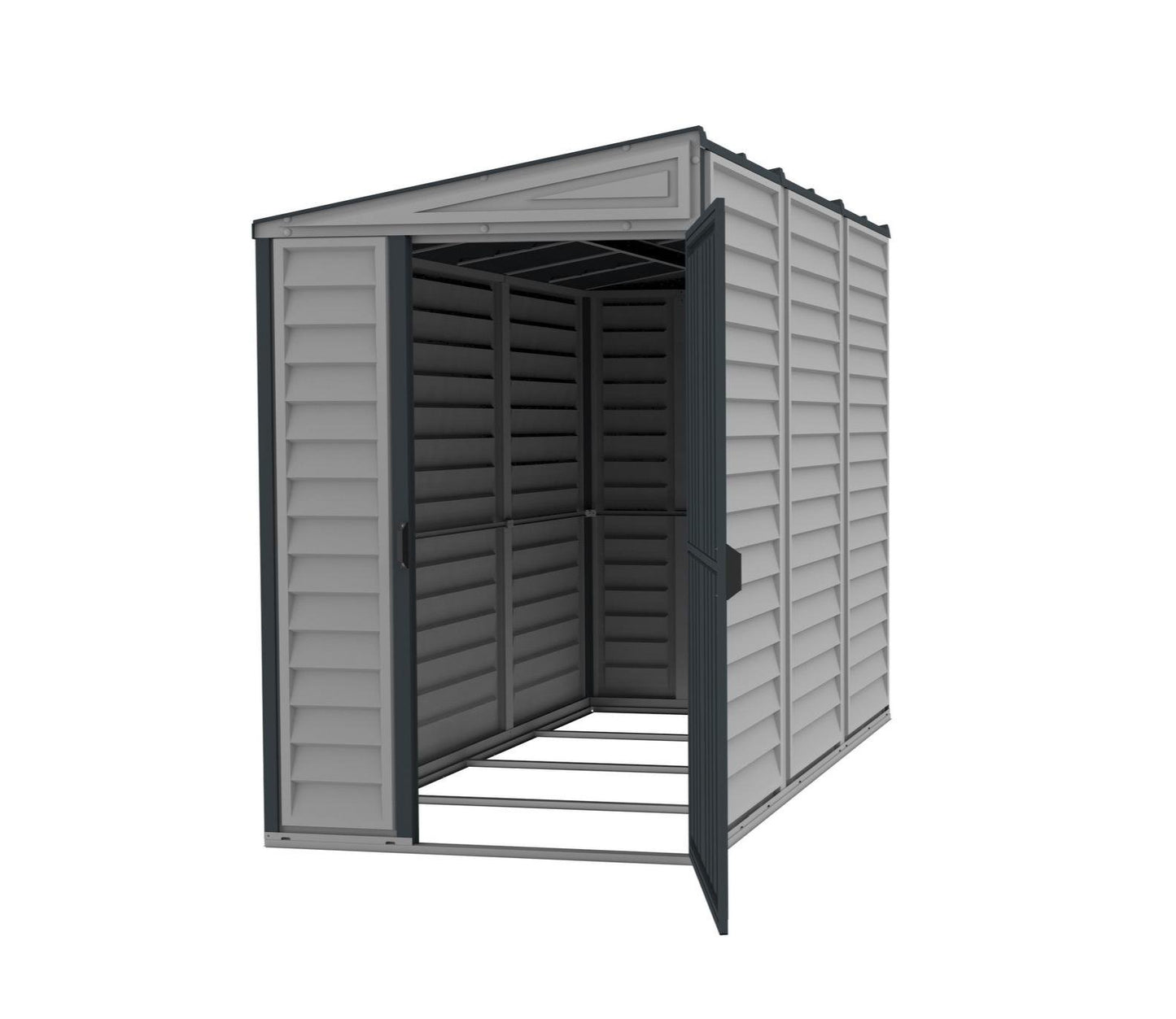 Duramax 4 x 8 ft Lean To Sidemate Plus Plastic Shed