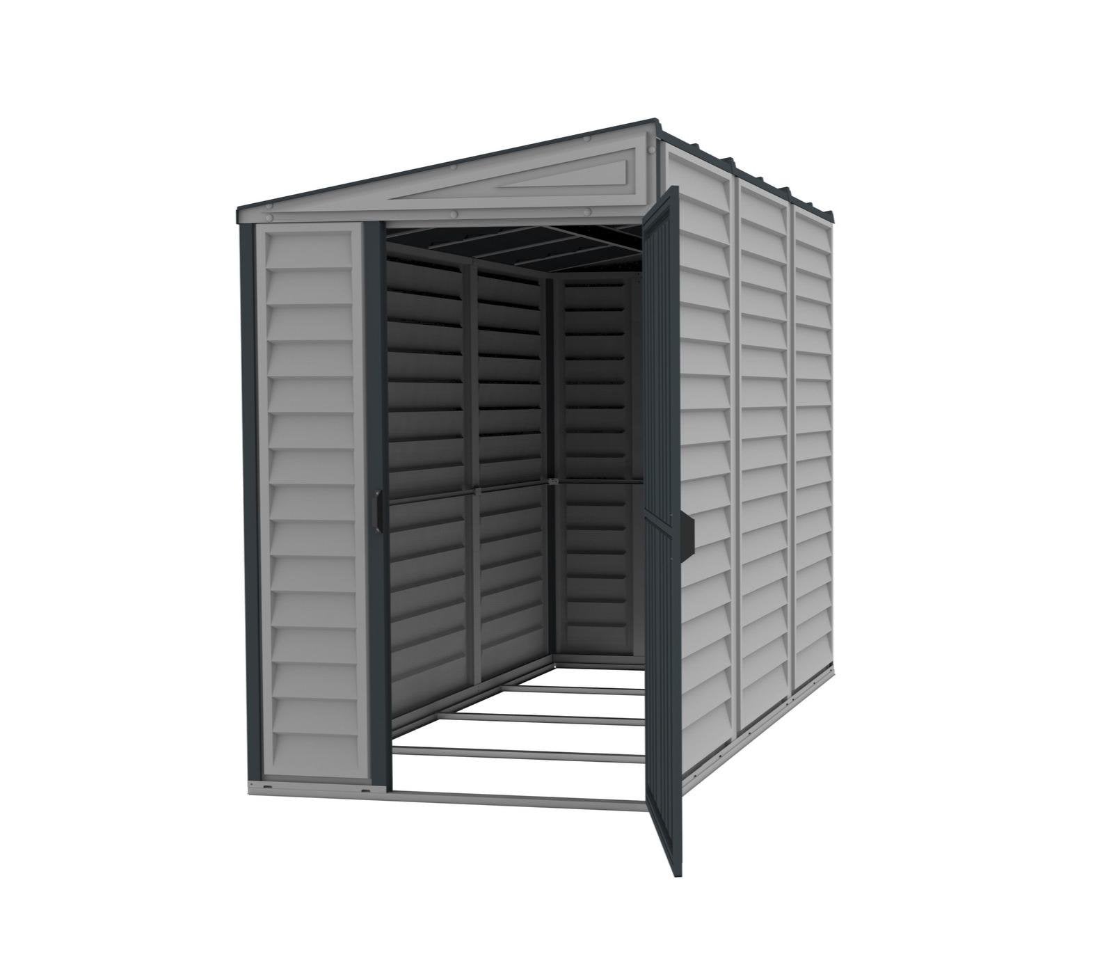 Duramax 4 x 8 ft Lean To Sidemate Plus Plastic Shed
