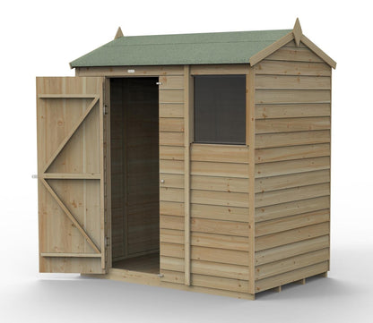 Forest 6 x 4 ft Overlap Reverse Shed