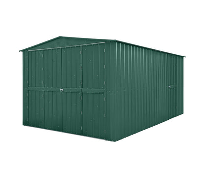 Globel 10 x 15 ft Dual Door Metal Workshop Garage