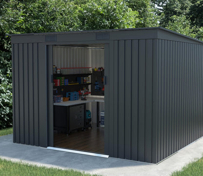 Lotus Sheds Adonis 9 x 8 ft Pent Metal Shed