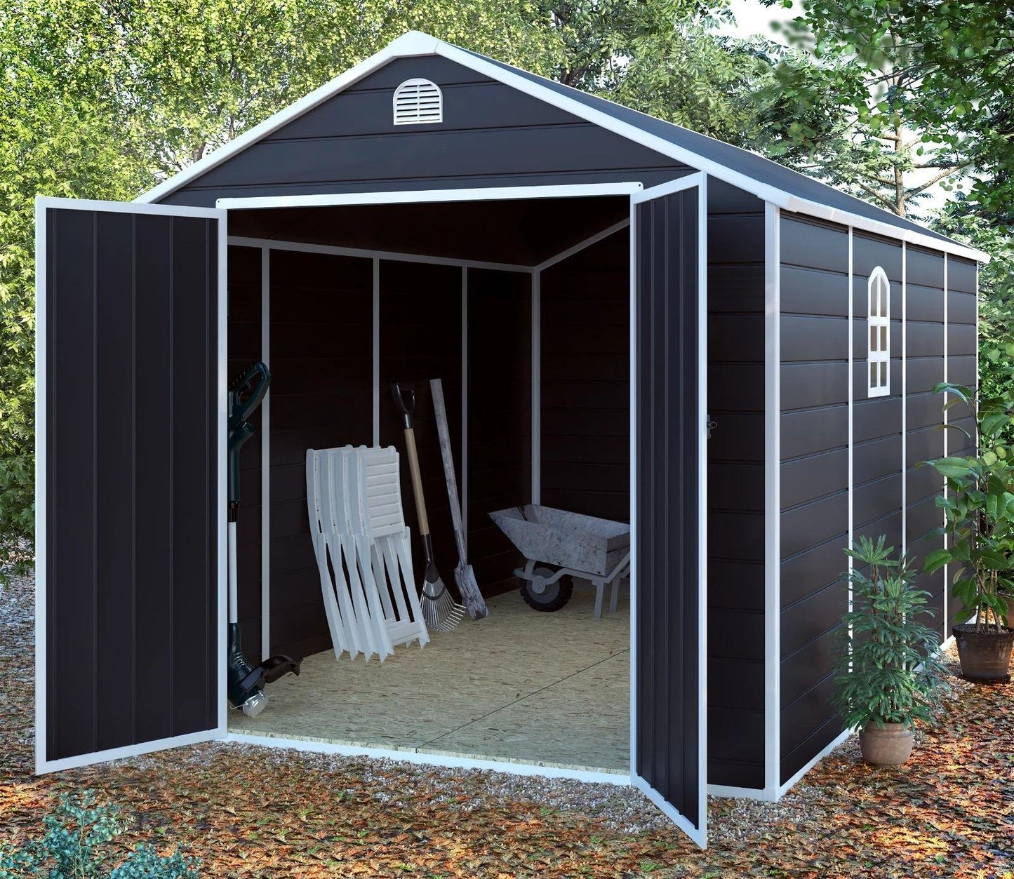 Lotus Sheds Sono 8 x 12 ft Apex Plastic Shed