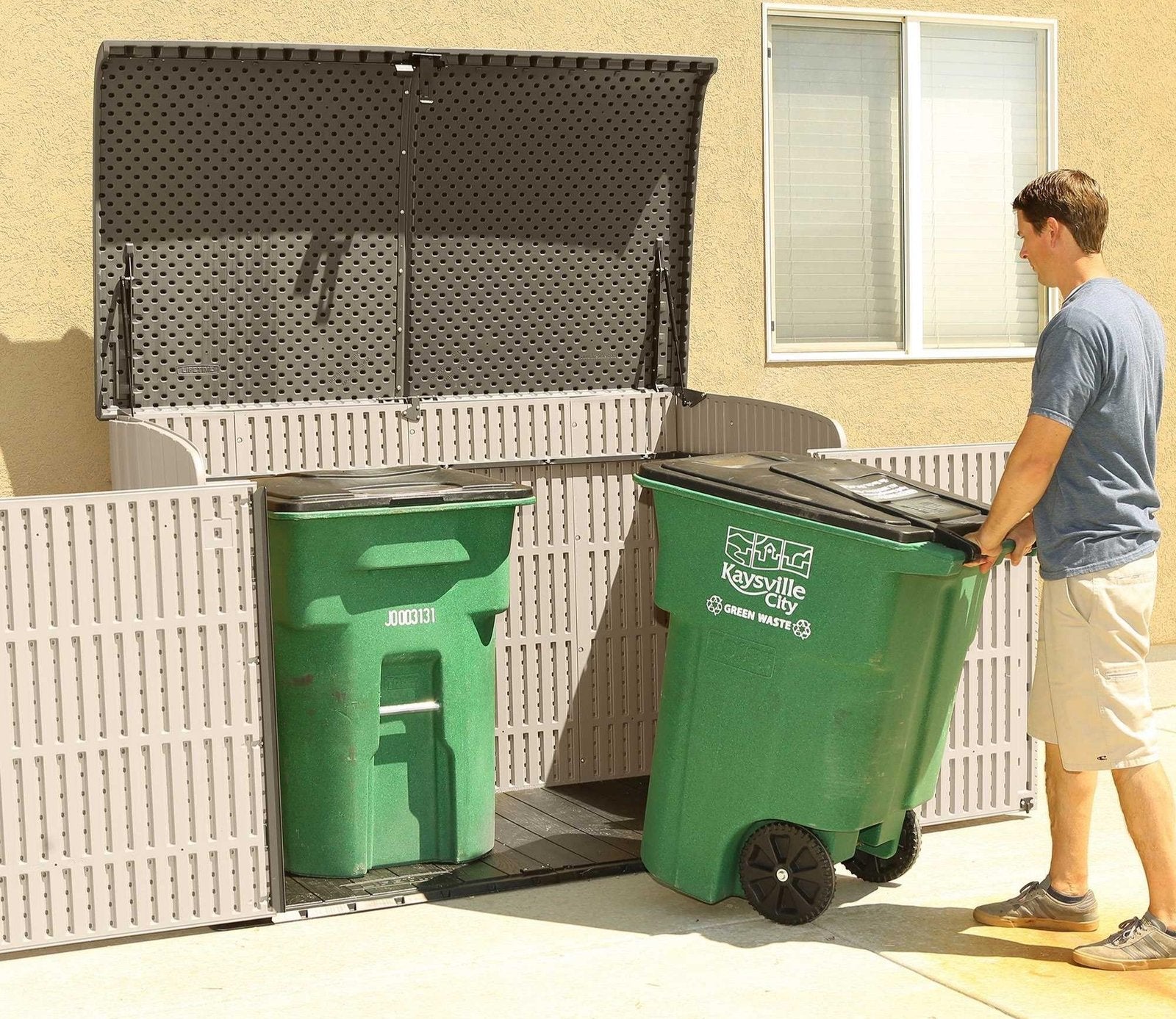 Lifetime 6 x 3.5 ft Low Garden Storage Box