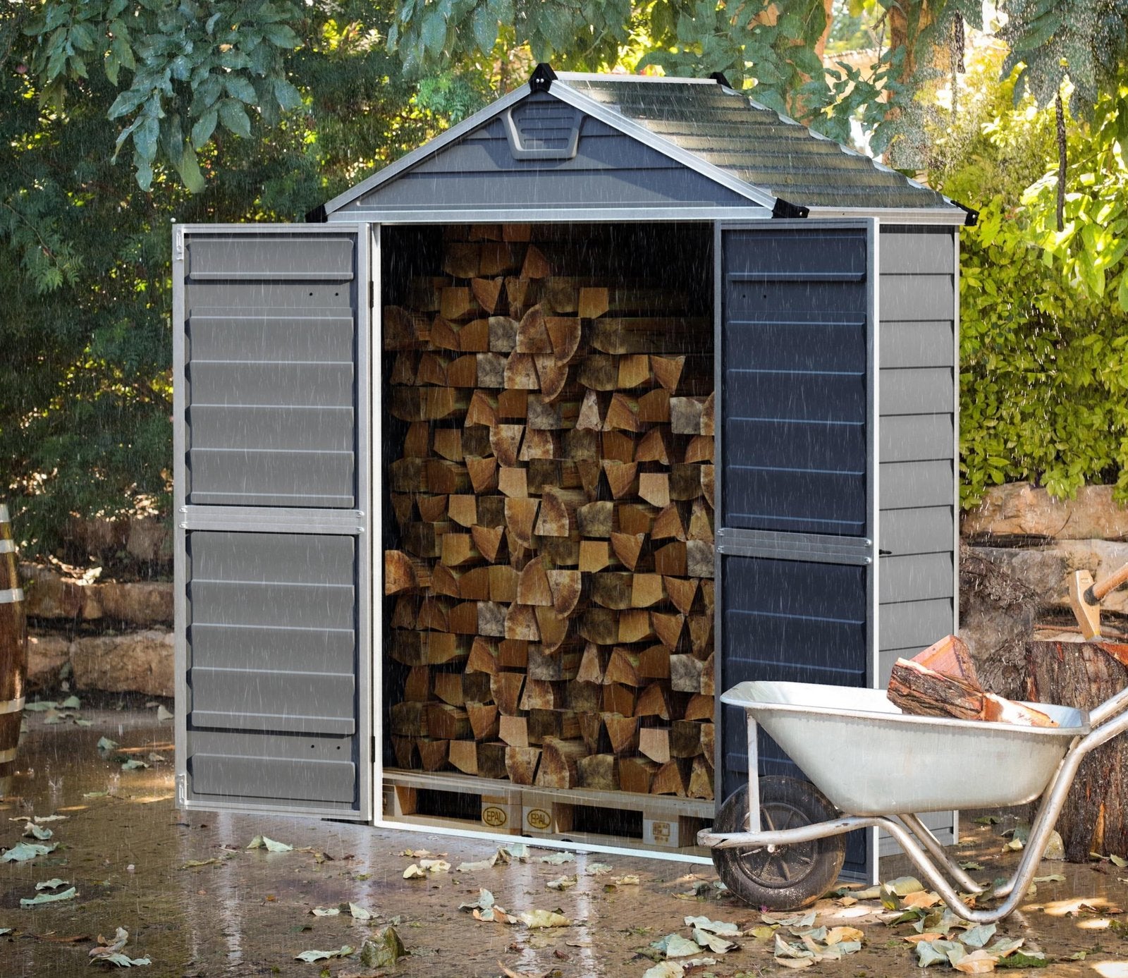 Palram Canopia 6 x 3 ft Skylight Anthracite Polycarbonate Shed