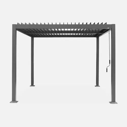Palace 3x3m Louvered pergola aluminium and steel 3 x 3m