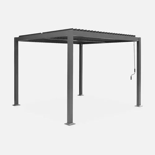 Palace 3x3m Louvered pergola aluminium and steel 3 x 3m