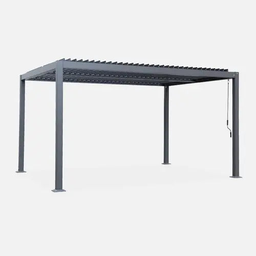 Palace 4x3m Louvered Pergola – Aluminium & Steel