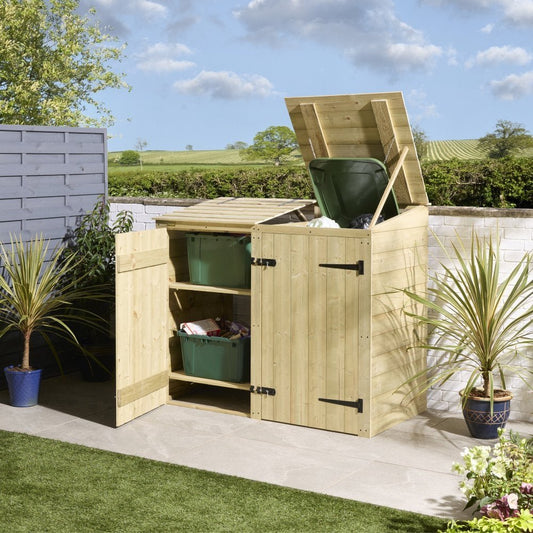 Premier Shiplap Single Bin Store With Box Store