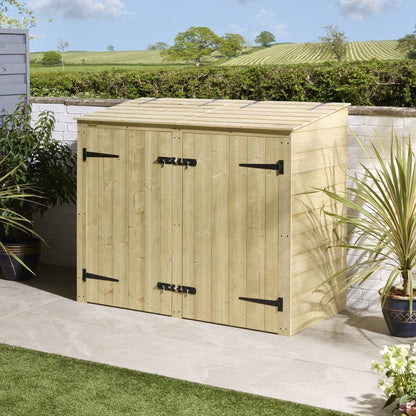 Premier Shiplap Single Bin Store With Box Store