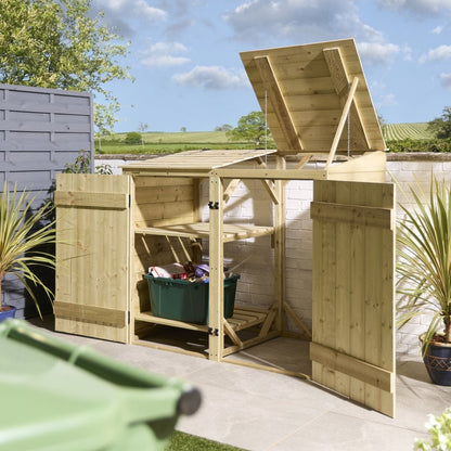 Premier Shiplap Single Bin Store With Box Store