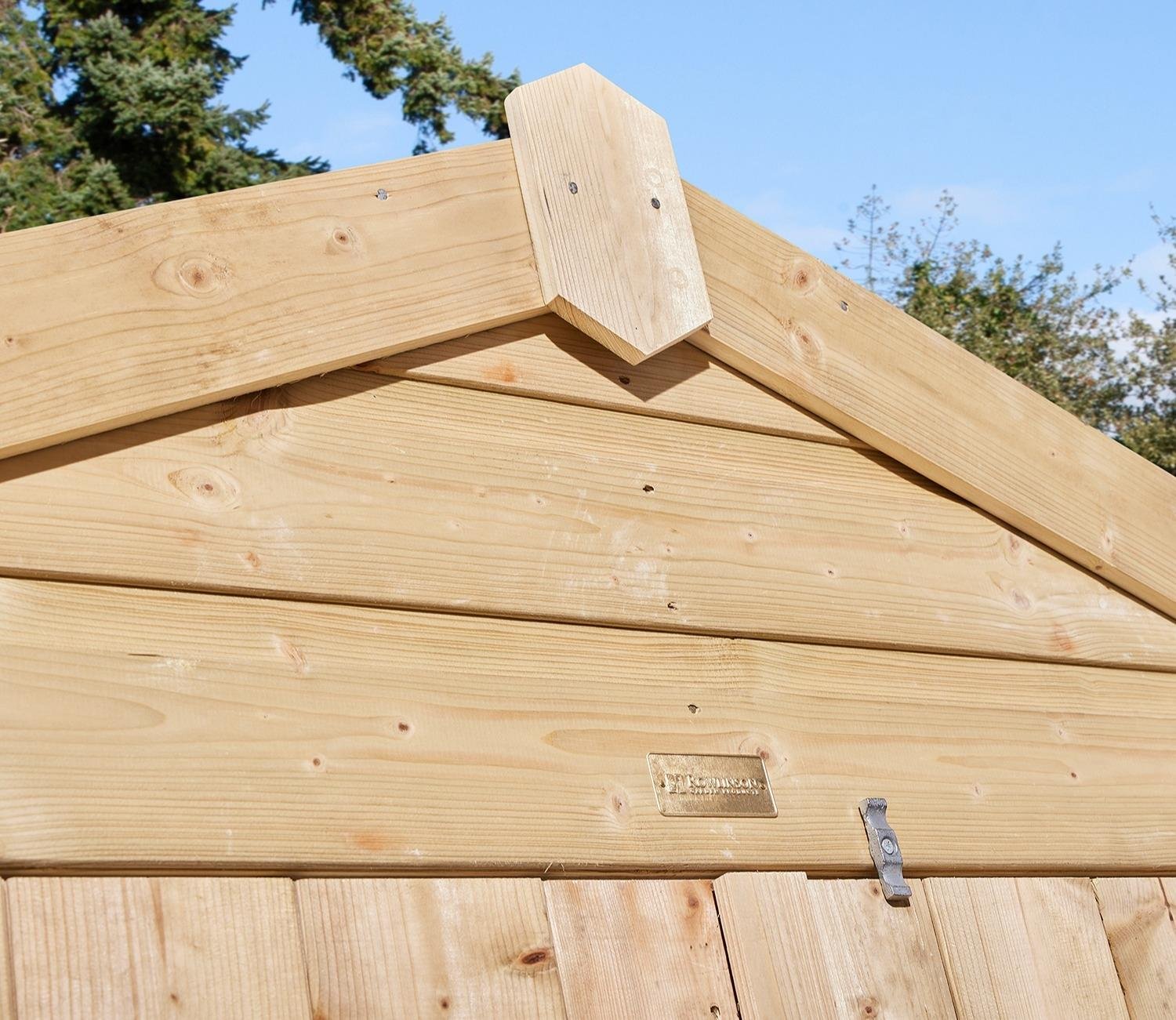 Rowlinson 6 x 8 ft Shiplap Apex Shed