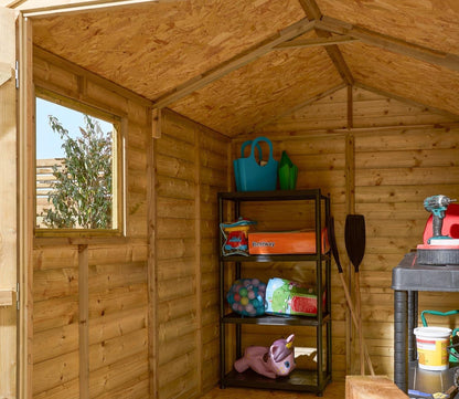 Rowlinson 6 x 8 ft Shiplap Apex Shed