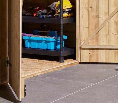 Rowlinson 6 x 8 ft Shiplap Apex Shed