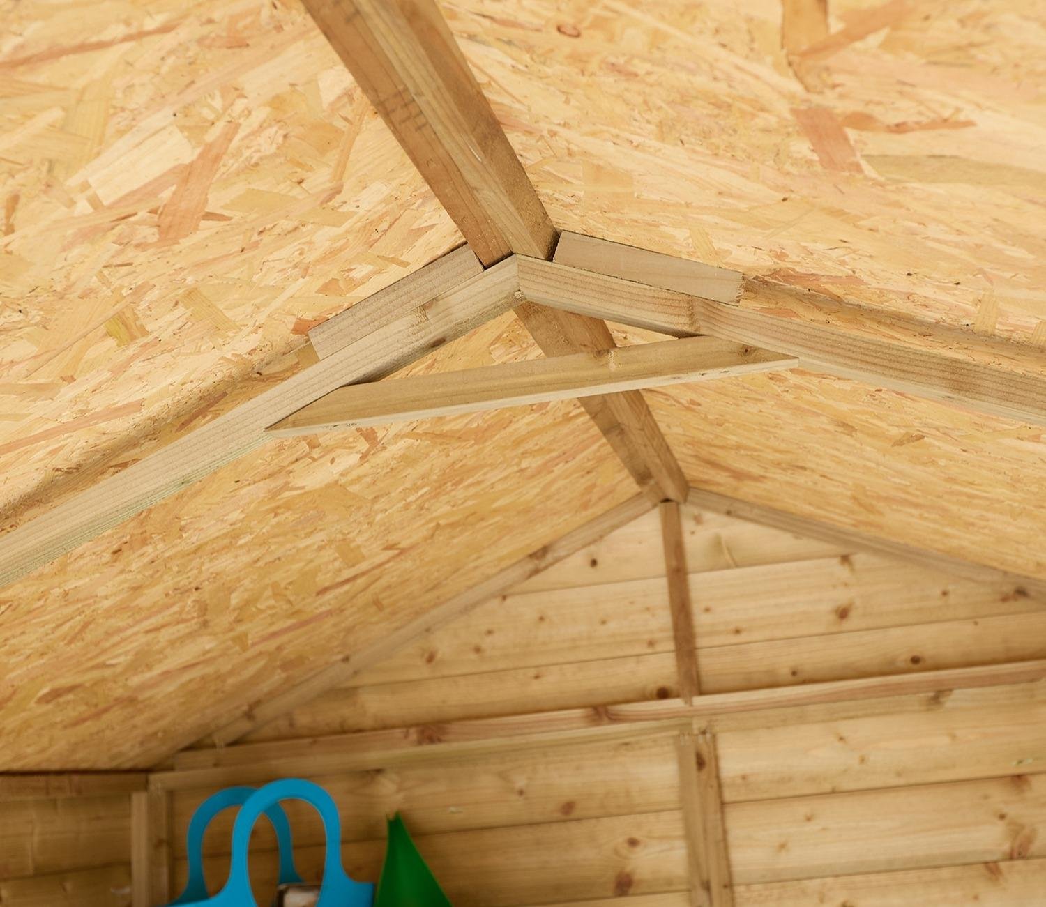 Rowlinson 6 x 8 ft Shiplap Apex Shed