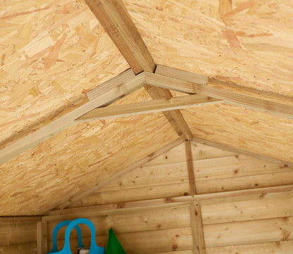 Rowlinson 6 x 8 ft Shiplap Apex Shed