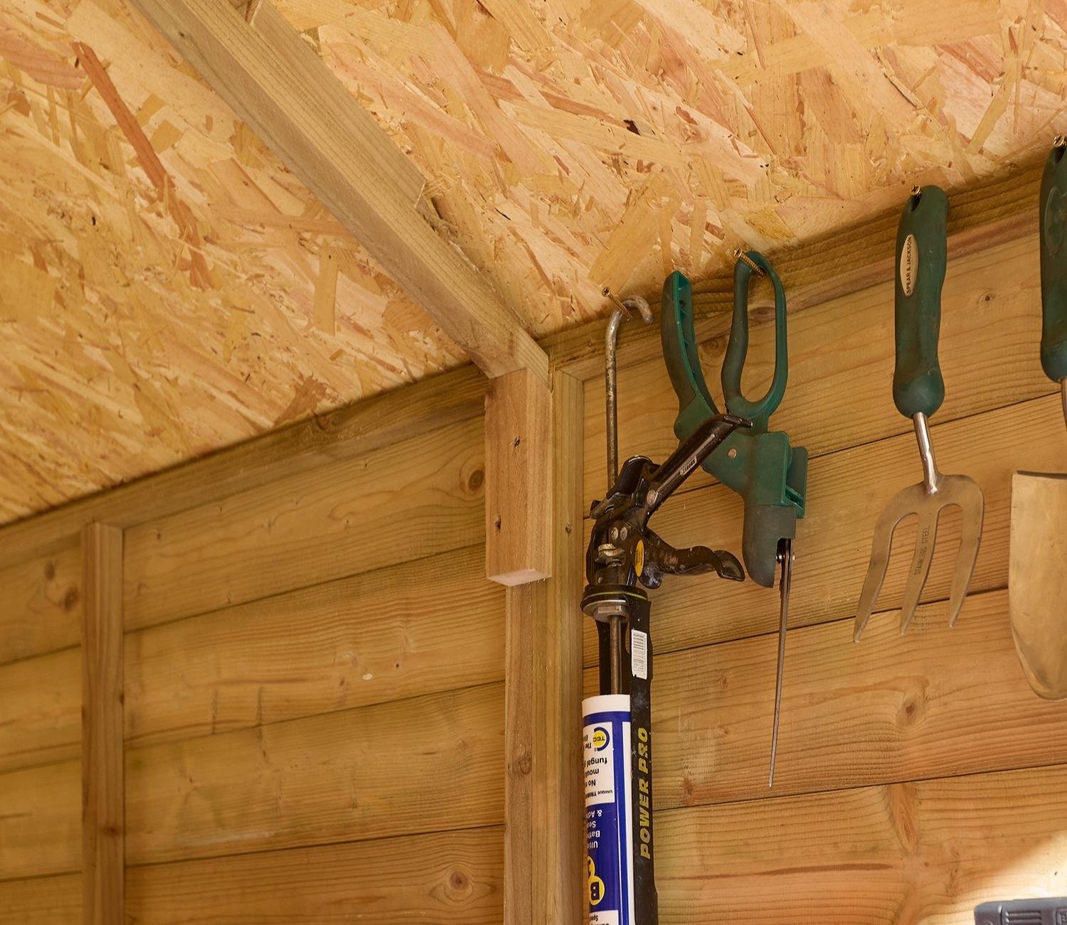 Rowlinson 6 x 8 ft Shiplap Apex Shed