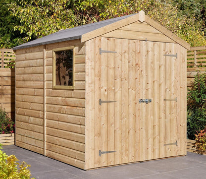 Rowlinson 6 x 8 ft Shiplap Apex Shed