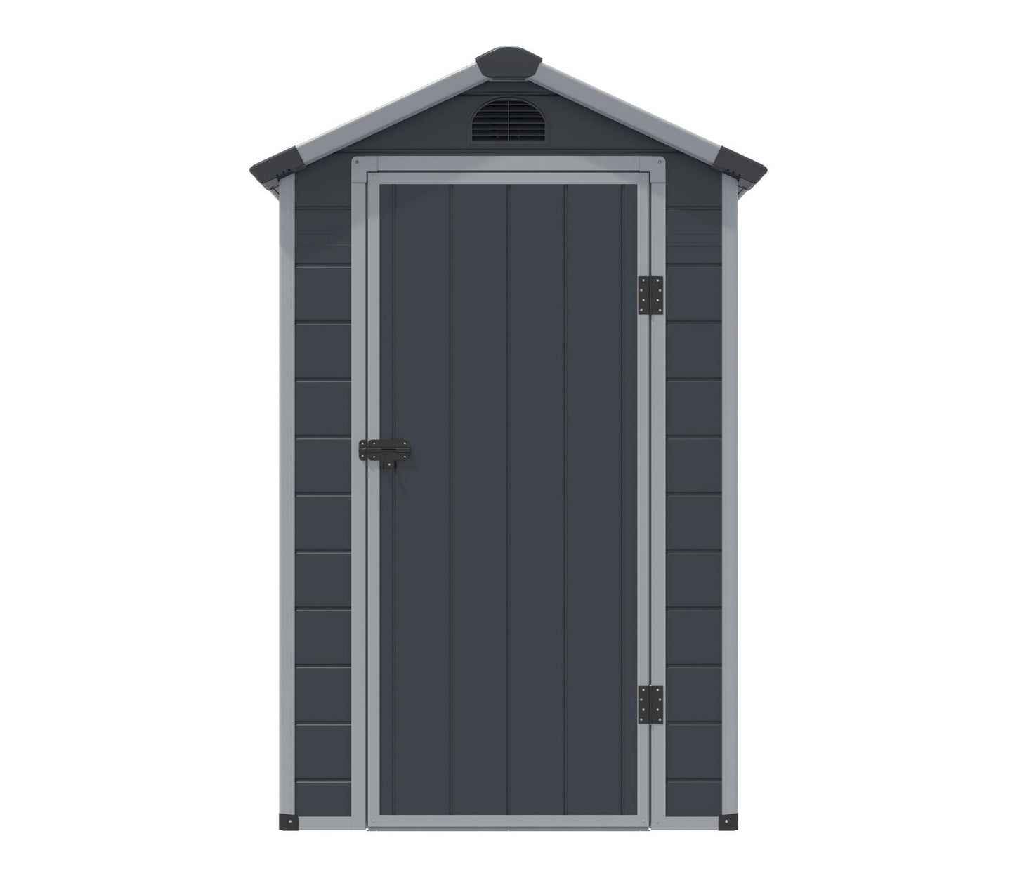 Rowlinson Airevale 4 x 6 ft Dark Grey Plastic Apex Shed