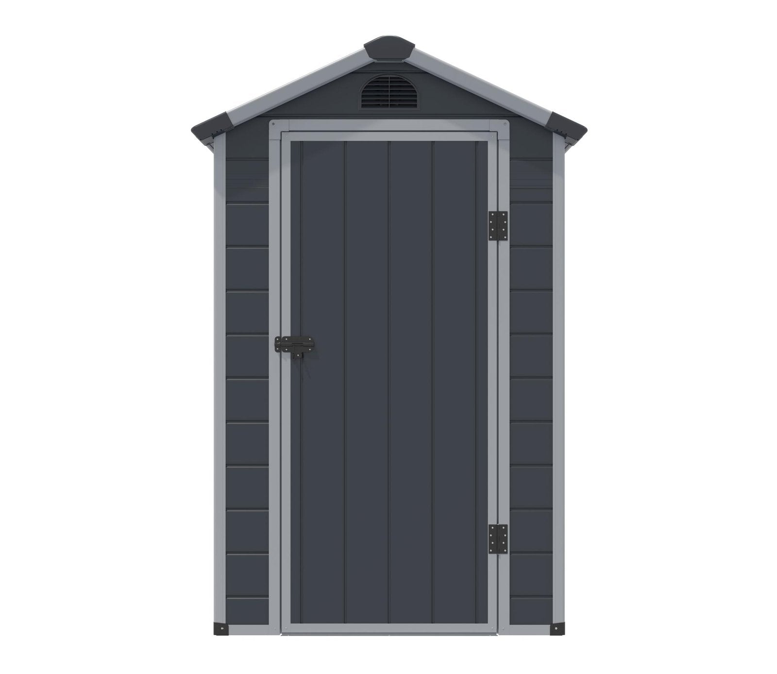 Rowlinson Airevale 4 x 6 ft Dark Grey Plastic Apex Shed