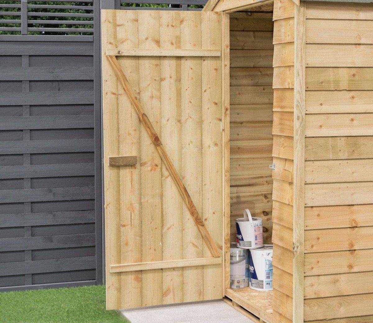 Rowlinson Overlap 4 x 3 ft Shed