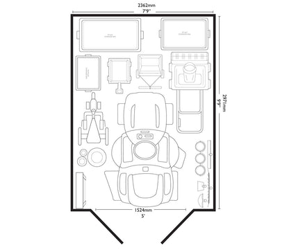 Suncast Tremont 8 x 10 ft Shed