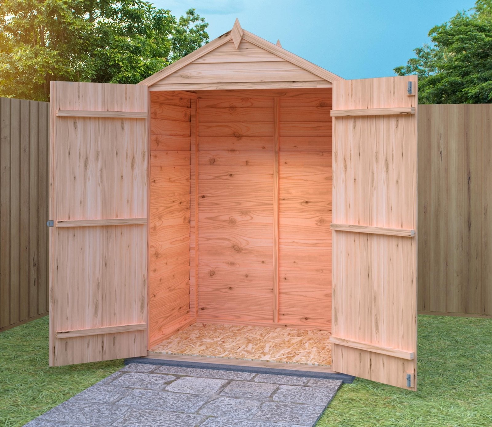 Shire Overlap 4 x 3 ft Dip Treated Shed