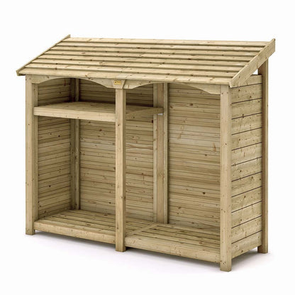 Signature Heritage T&G Tall Double Log Store