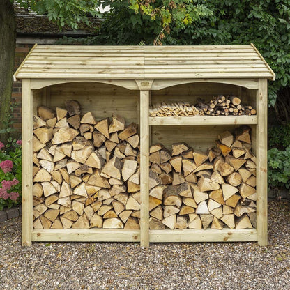 Signature Heritage T&G Tall Double Log Store