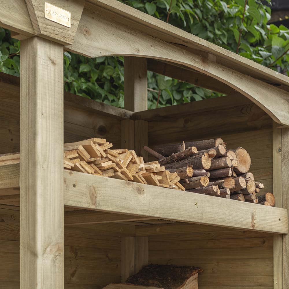 Signature Heritage T&G Tall Double Log Store