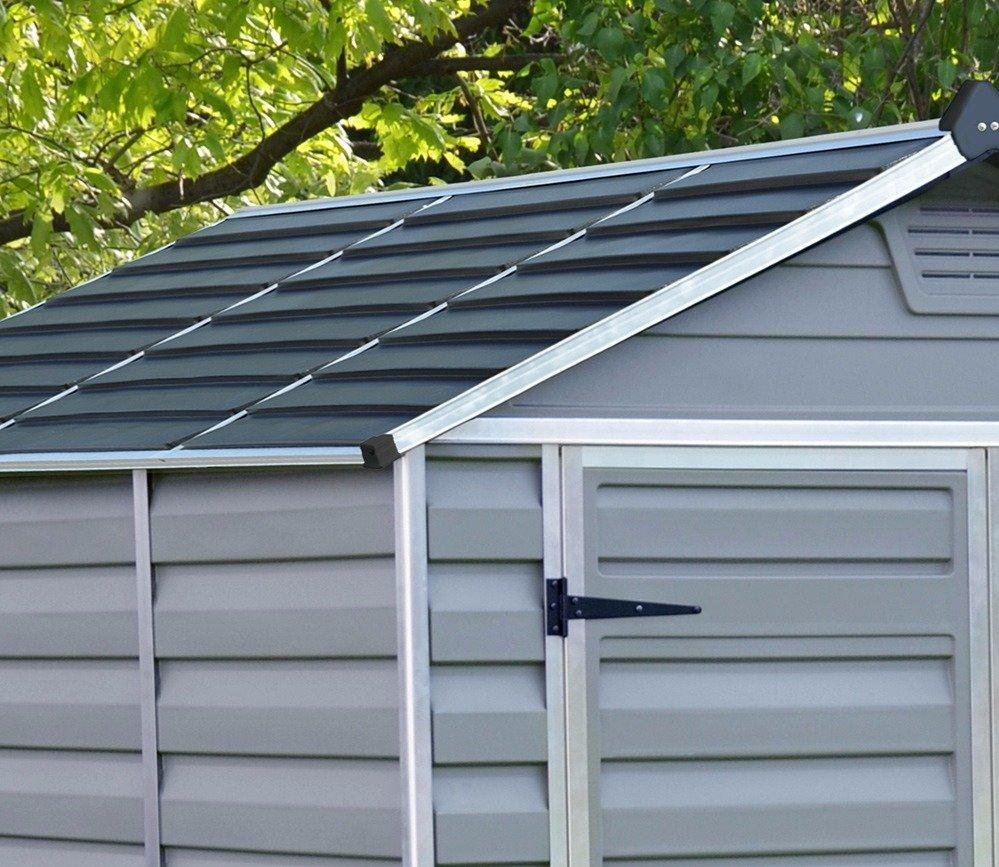 Palram Canopia 6 x 8 ft Skylight Anthracite Polycarbonate Shed