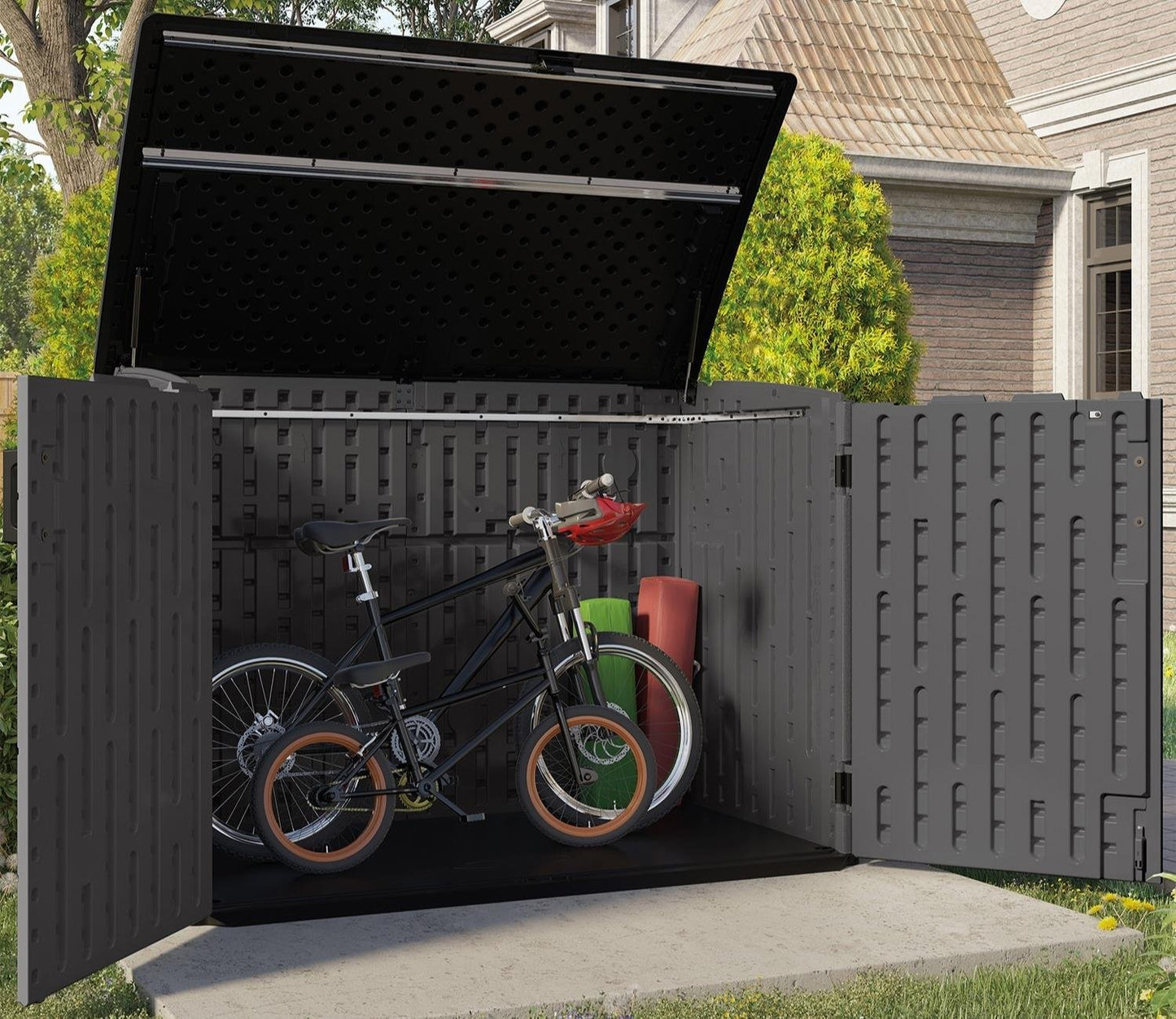 Suncast Moda Stow-Away 6 x 3 ft Storage Shed