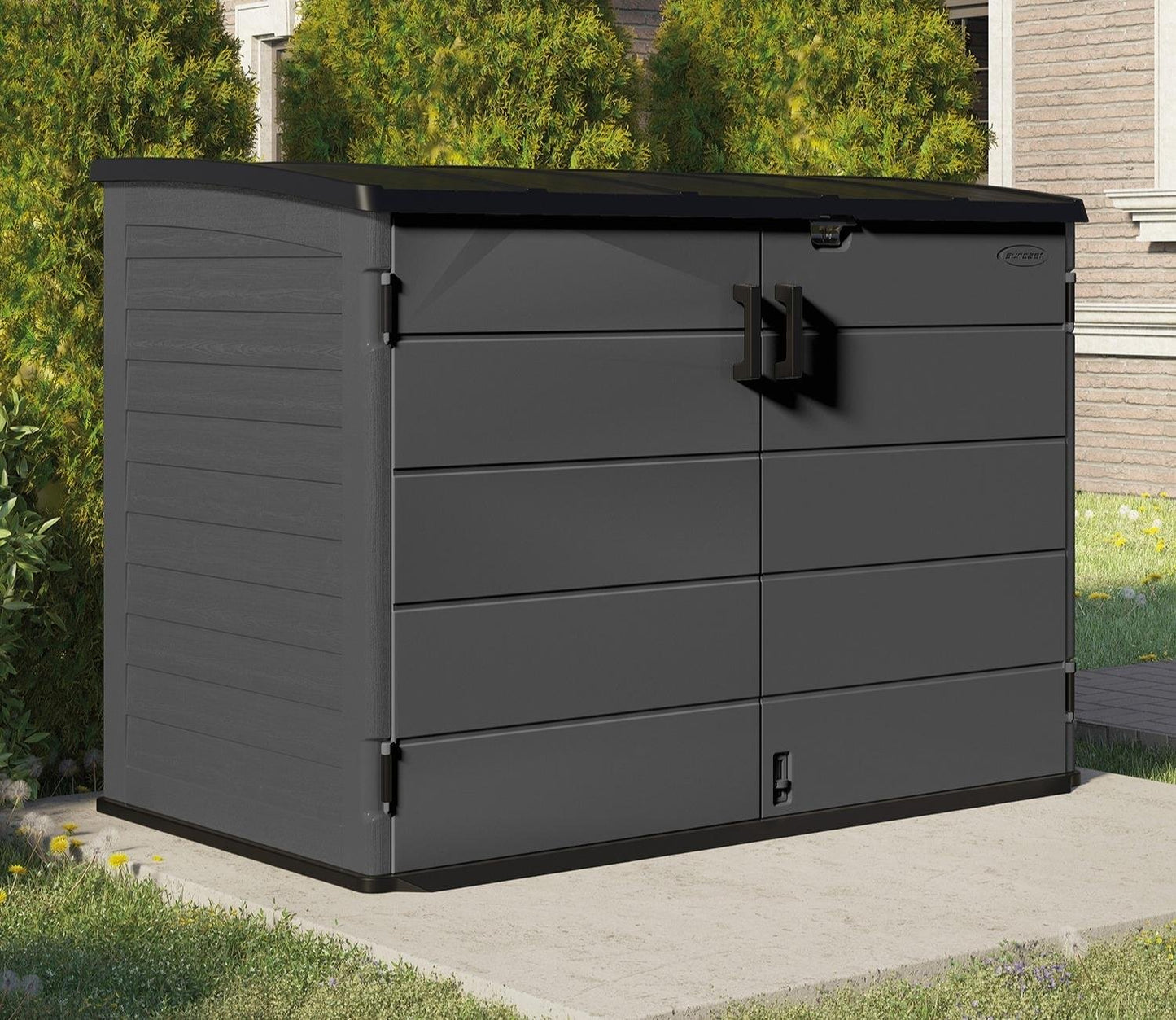 Suncast Moda Stow-Away 6 x 3 ft Storage Shed