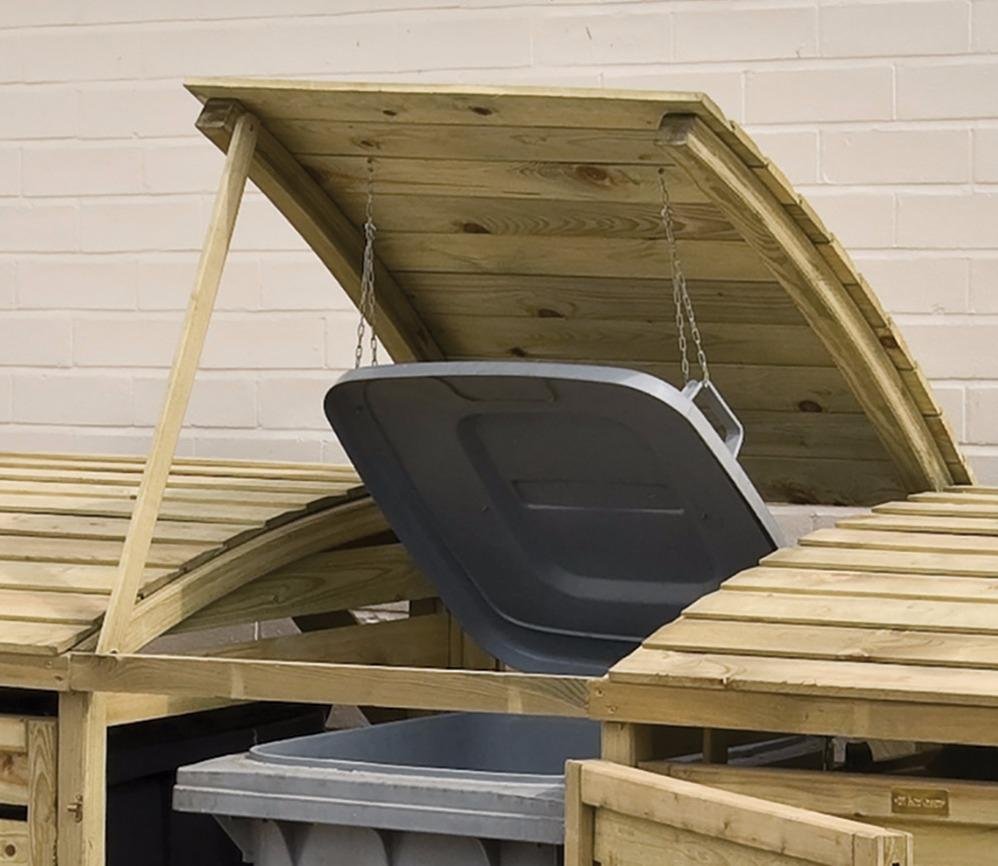 Rowlinson Classic Triple Wheelie Bin Store
