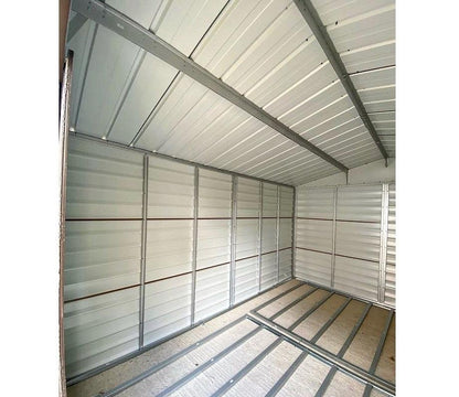 YardMaster 10 x 12 ft Woodview Shiplap Metal Shed