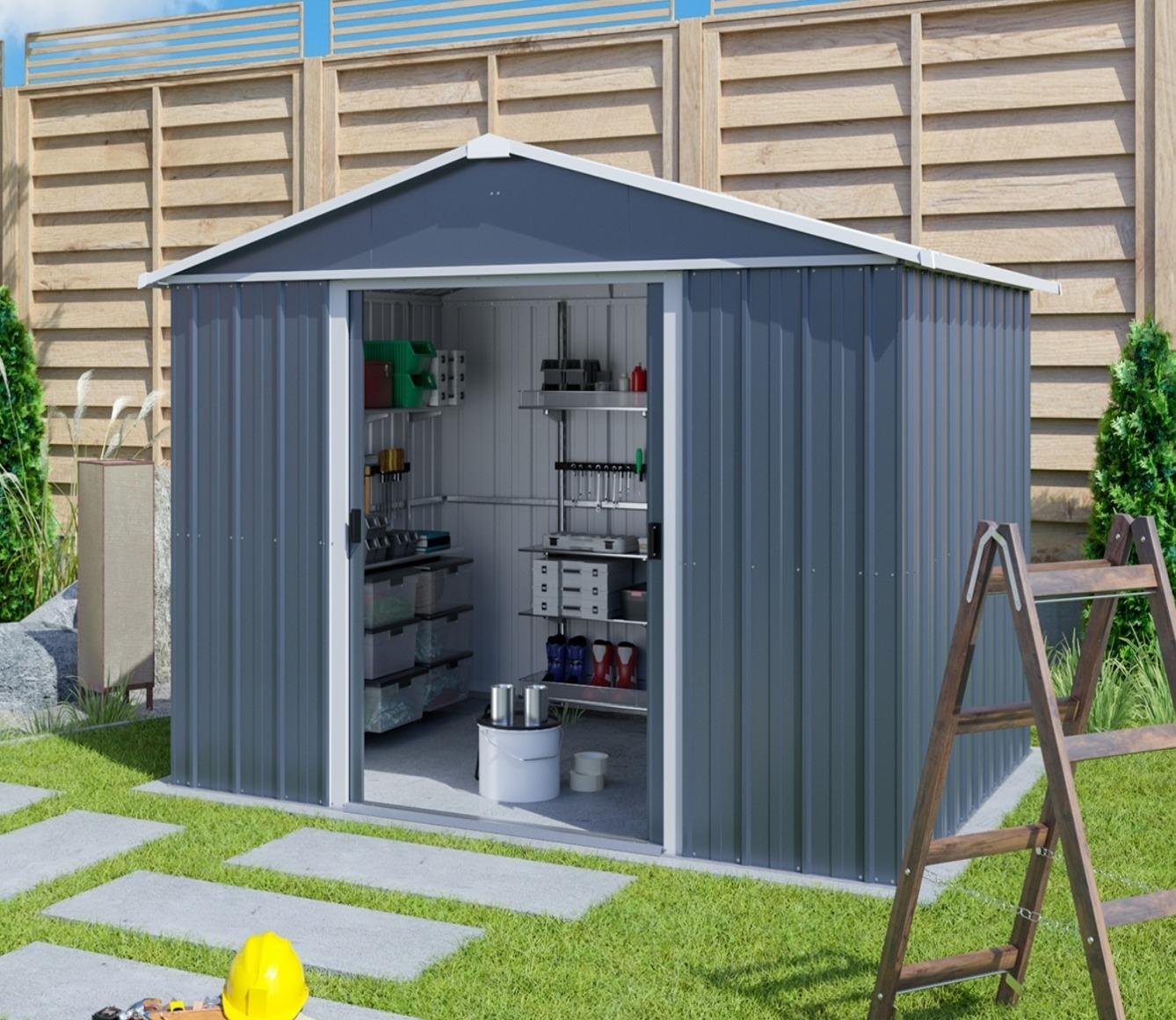 YardMaster 10 x 8 ft Castleton Metal Shed