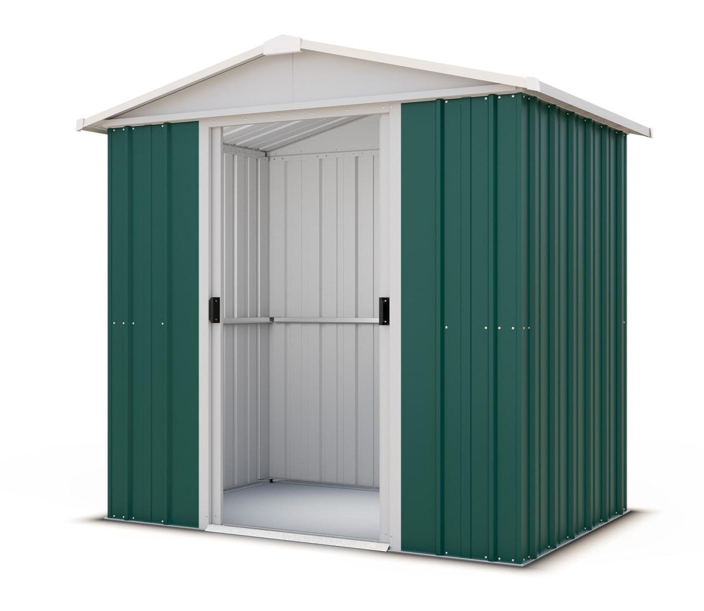 YardMaster 6 x 6 ft Emerald Deluxe Metal Shed